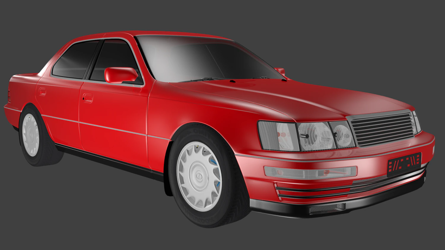 lexus ls400 3D Model .c4d .max .obj .3ds .fbx .stl .blend 