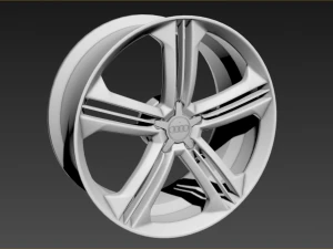 아우디 a8 휠 3D 모델
