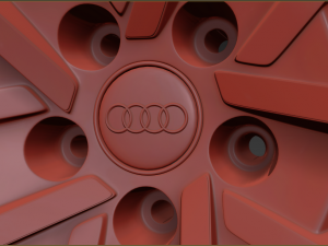 wheel for audi 3D 模型