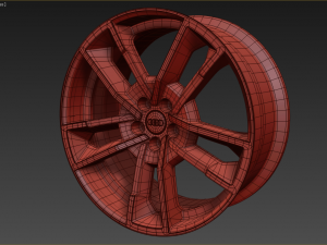 wheel for audi 3D 模型