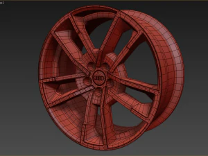 wheel for audi 3D Model