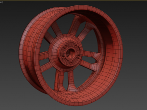 wheel for audi 3D 模型