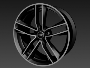 wheel for audi 3D Model