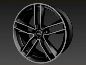 아우디 휠 3D 모델