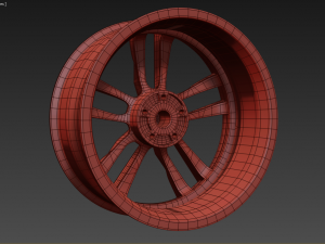 wheel for audi 3D Model