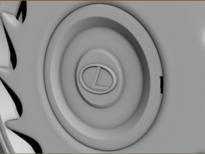 wheel for lexus 3D 模型