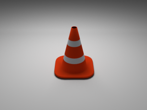 cone traffic 3Dモデル