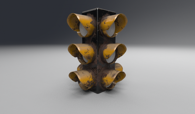 traffic light 3D 모델 .c4d .max .obj .3ds .fbx .stl .blend 