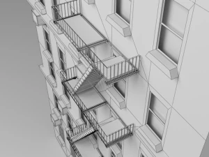 immeuble de bureaux Modèle 3D