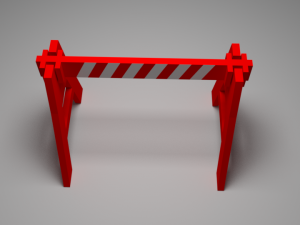 easel traffic Modèle 3D