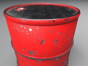 barrel old Model 3D