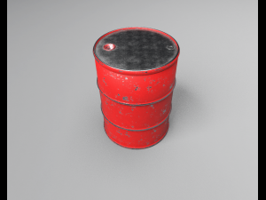 barrel old Model 3D