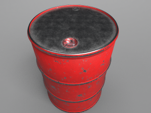 barrel old Model 3D