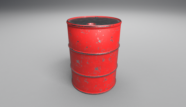 barrel old Model 3D .c4d .max .obj .3ds .fbx .stl .blend 