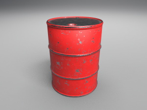 barrel old 3Dモデル
