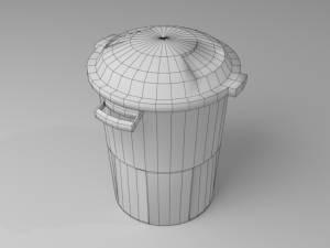 drum blue traffic 3D Модель