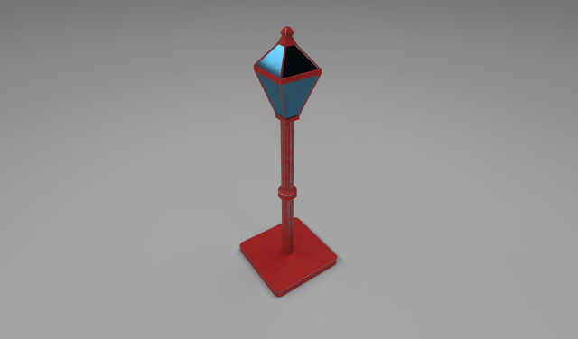 light street 3D 모델 .c4d .max .obj .3ds .fbx .stl .blend 