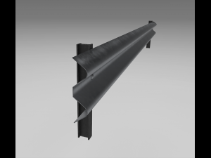 guard rail Modello 3D