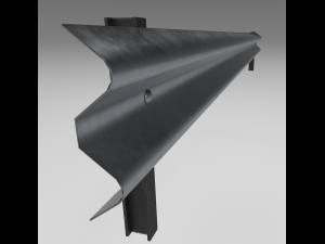guard rail Modello 3D
