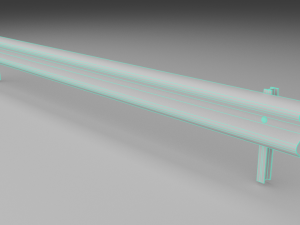 guard rail Modello 3D