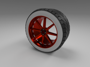 wheel 3D 모델