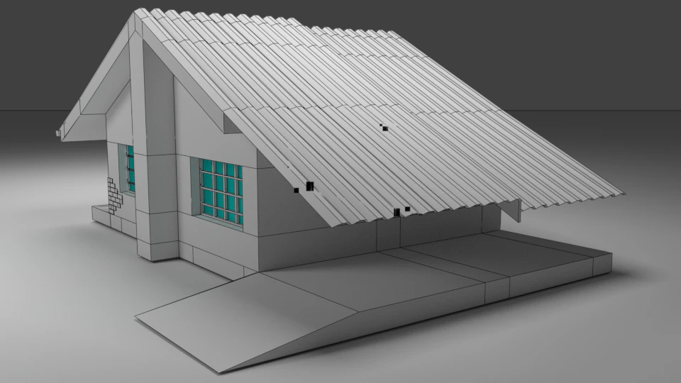 house 3D Model .c4d .max .obj .3ds .fbx .stl .blend 