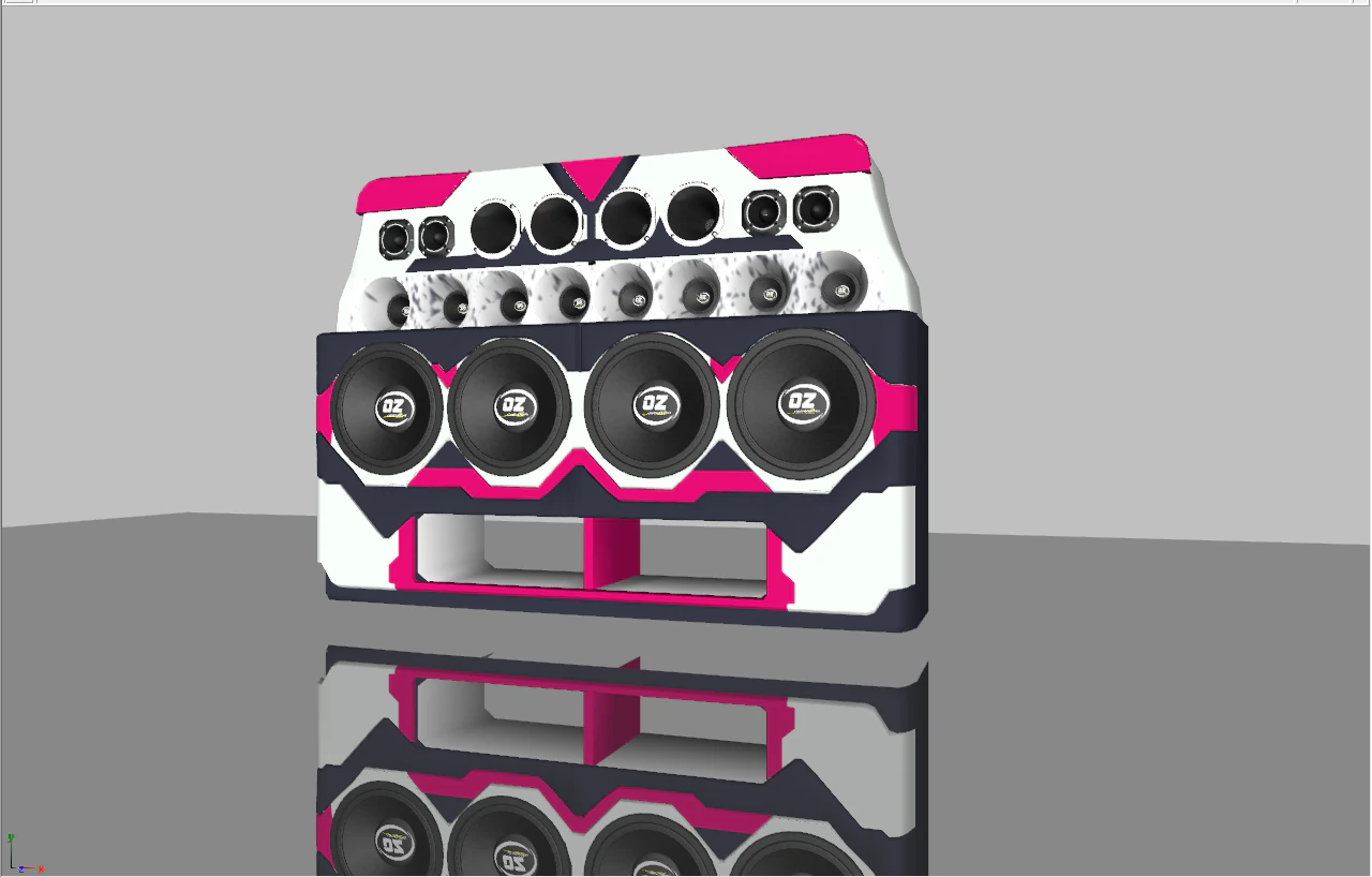 sound drawer 3D Model .c4d .max .obj .3ds .fbx .stl .blend 