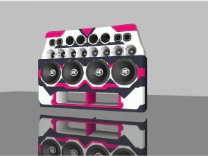 사운드 서랍 3D 모델