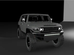 toyota fj cruiser modified 2017 3D Model