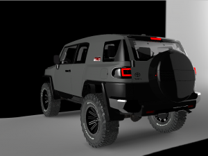 toyota fj cruiser modified 2017 3D 模型