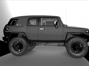 toyota fj cruiser modified 2017 3D 模型