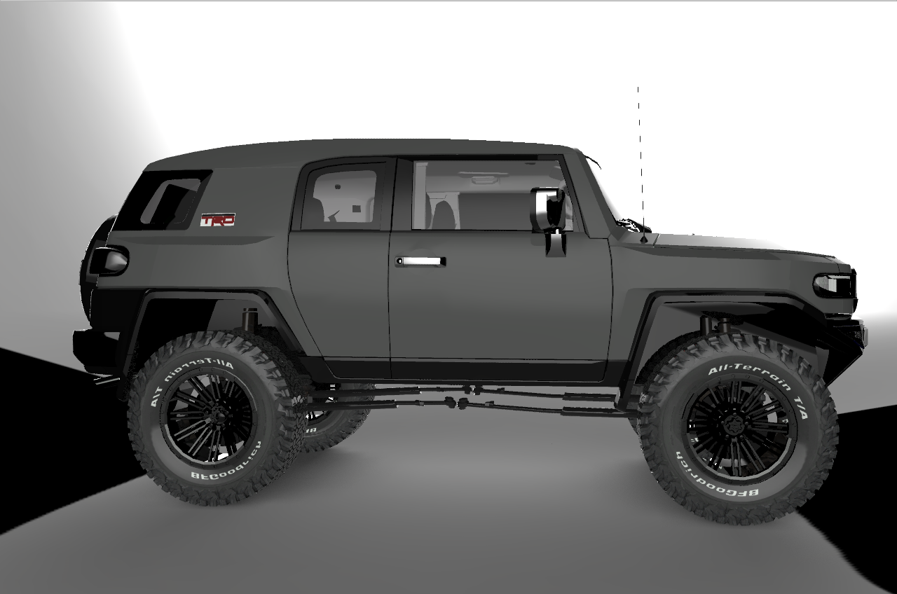 Toyota Fj Cruiser Modified 2017 3d Model In Van And Minivan 3dexport