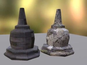 stupa stone 3D Model