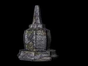stupa stone 3D 모델