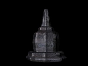 stupa stone 3D 모델