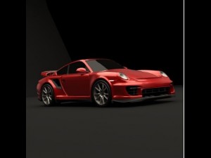 porshe gt2 3d model 3D-Modell