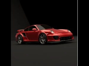 porshe gt2 3d model 3D Model
