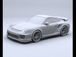 porshe gt2 3d model 3D-Modell