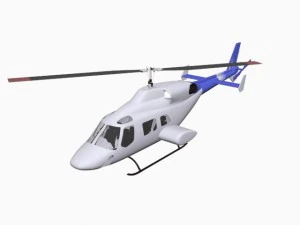 helicopter 3d model 3D Model