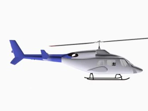 helicopter 3d model 3D Model