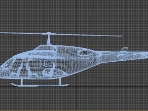 helicopter 3d model 3D Model