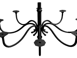 chandelier 3 textures 3D Model