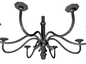 Kronleuchter 3 Texturen 3D Modell