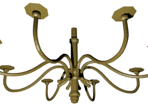 chandelier 3 textures 3D Model