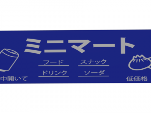 japanese store signs 3D Model