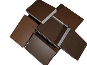 책 더미 3D 모델