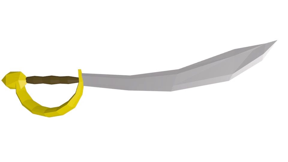 pirate sword 3D Model .c4d .max .obj .3ds .fbx .stl .blend 