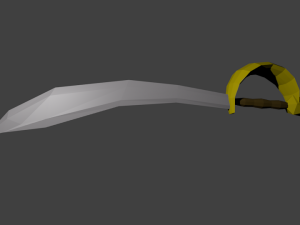pirate sword 3D 模型