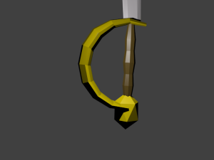 pirate sword 3D 模型