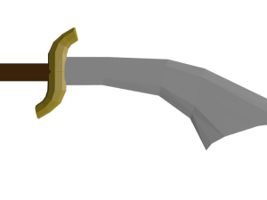 scimitar sword 3D Model